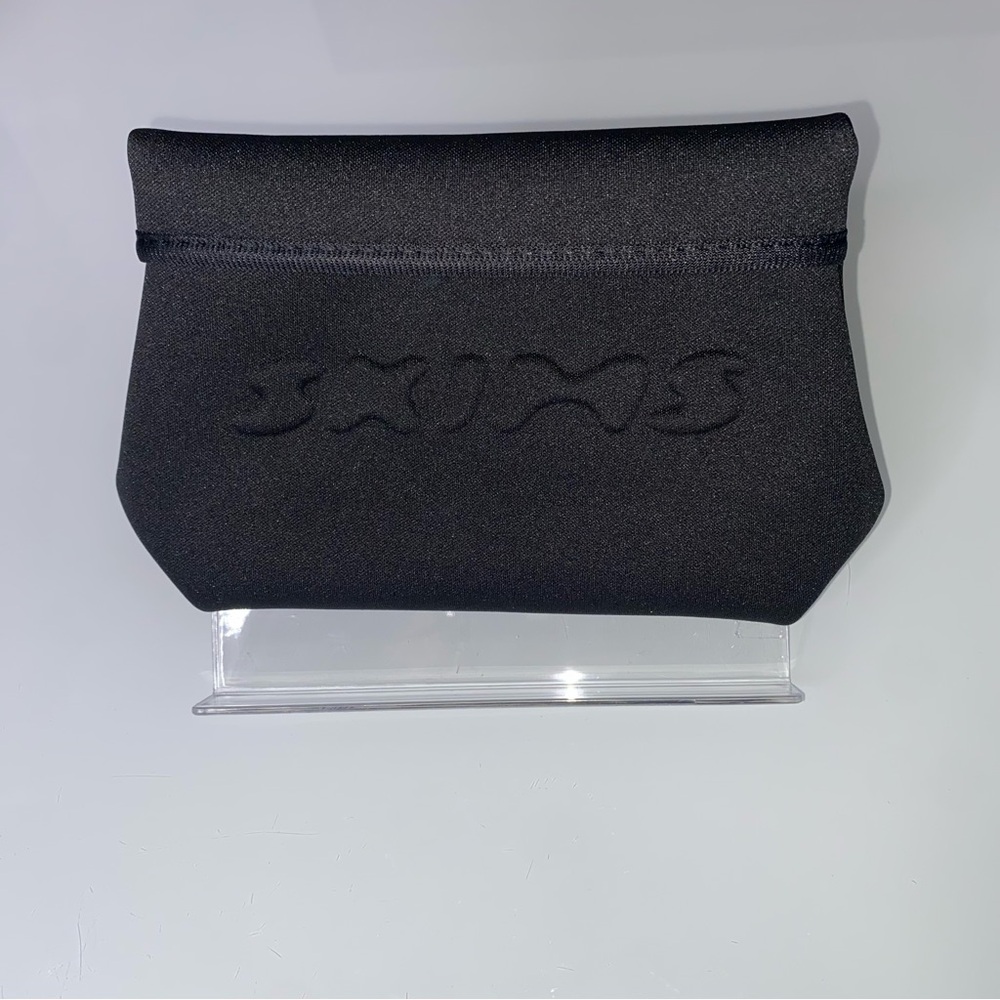 SKIMS Black Neoprene Pouch